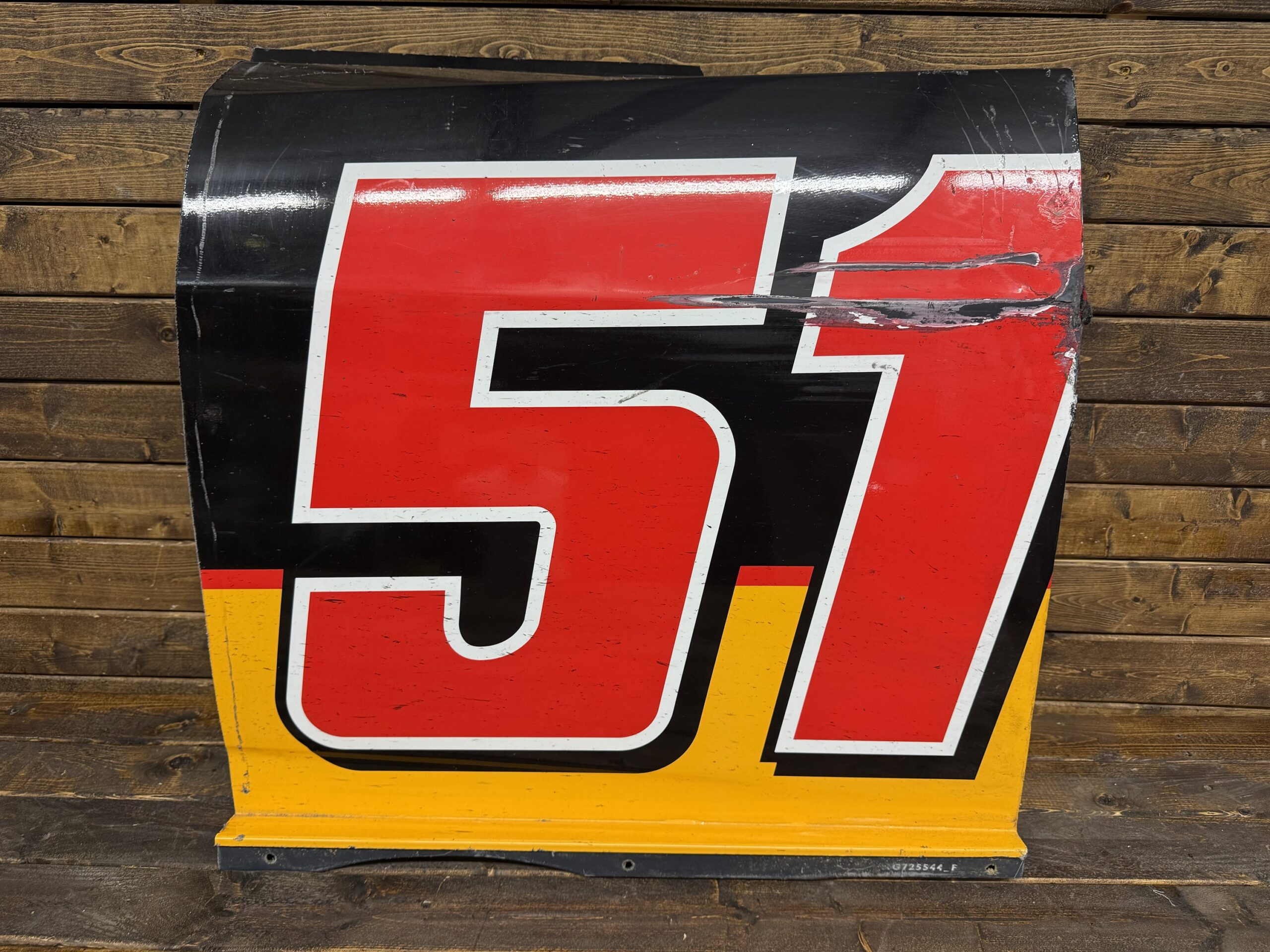 NASCAR #51 Cody Ware 2025 Jacob Door Panel Darlington Throwback
